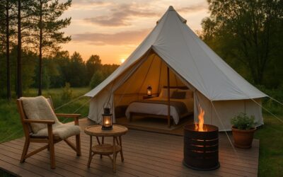 Glamping : l’art de camper avec style et confort